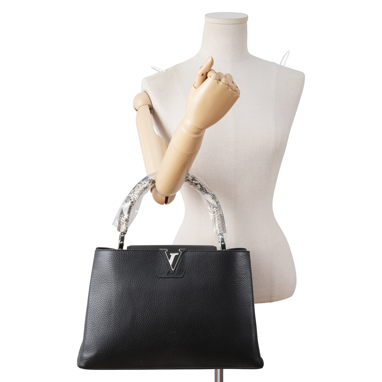 LOUIS VUITTON(USED)루이비통 파이톤 핸들 카퓌신 GM